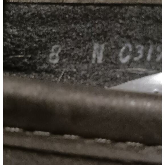 SAS Tripad 8N Women's Black Suede Leather Narrow With A Silver Chain Accent - Picture 6 of 8